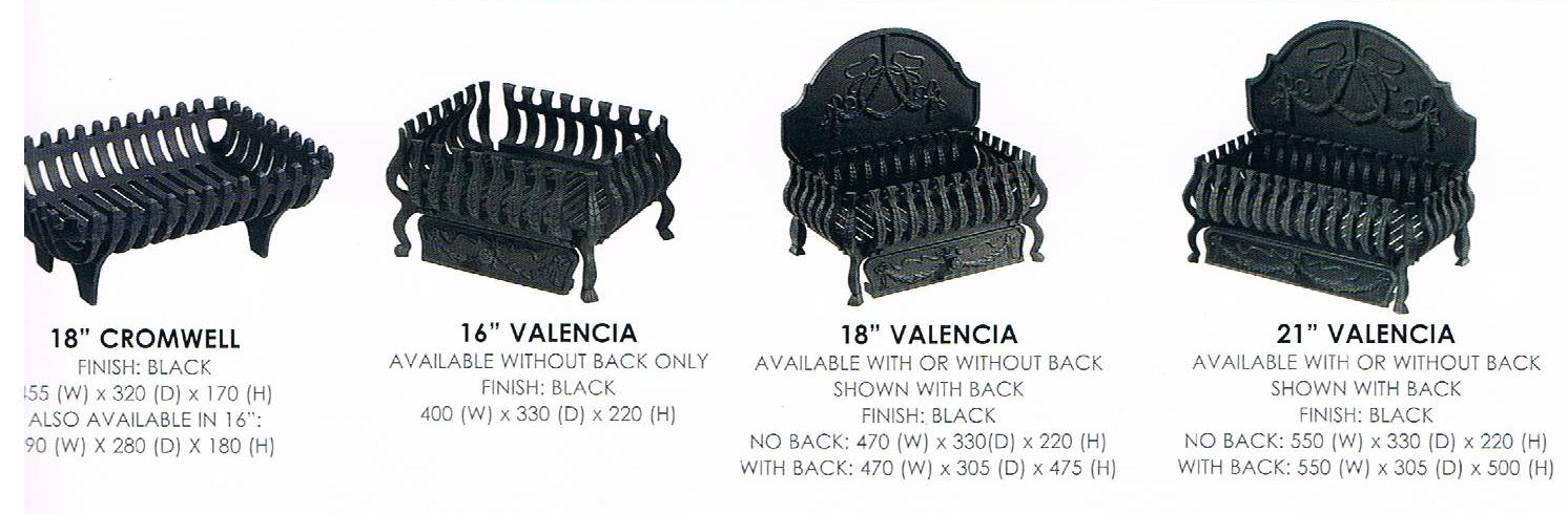 Cast Iron Basket Fires&nbsp;Solid Fuel baskets